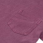 Crew Neck Pigment Dyed Pocket Tee Burgundy-VELVA SHEEN-UNTOUCHED IDENTITY