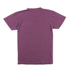 Crew Neck Pigment Dyed Pocket Tee Burgundy-VELVA SHEEN-UNTOUCHED IDENTITY