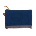 Kendo Sashiko Leather Clutch-KIRIKO-UNTOUCHED IDENTITY
