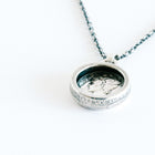 Mercury 25c Coin Necklace-NORTH WORKS-UNTOUCHED IDENTITY
