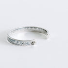 Morgan Dollar End Shell Turquoise Bangle-NORTH WORKS-UNTOUCHED IDENTITY