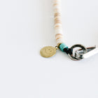 Nickel 10c Hook Heishi Necklace Dark Brown-NORTH WORKS-UNTOUCHED IDENTITY