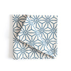 Pocket Square Indigo Asanoha White-KIRIKO-UNTOUCHED IDENTITY
