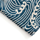 Pocket Square Indigo Nami-KIRIKO-UNTOUCHED IDENTITY