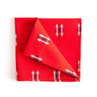 Pocket Square Kimono Bright Red-KIRIKO-UNTOUCHED IDENTITY