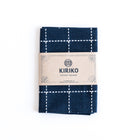 Pocket Square Navy Koushi Sashiko-KIRIKO-UNTOUCHED IDENTITY