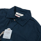 Spread-Collar Shirt in Navy-OMNIGOD-UNTOUCHED IDENTITY