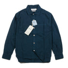 Spread-Collar Shirt in Navy-OMNIGOD-UNTOUCHED IDENTITY