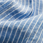 Stand-Collar Striped Herdmans Linen Shirt-OMNIGOD-UNTOUCHED IDENTITY