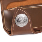 Wax Saddle Leather Condor Long Wallet Mud Brown-OBBI GOOD LABEL-UNTOUCHED IDENTITY