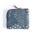 Zipper Wallet Indigo Multipattern-KIRIKO-UNTOUCHED IDENTITY