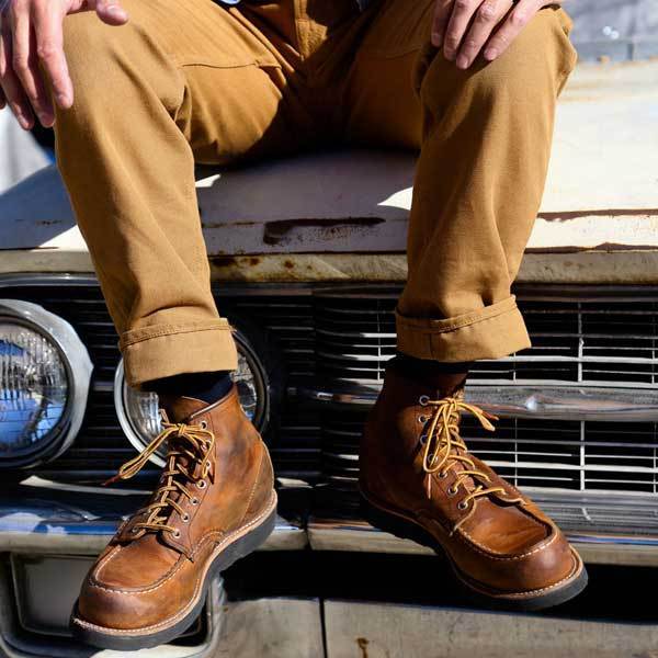 American Duck Canvas Flight Trousers Camel-RAILCAR-UNTOUCHED IDENTITY