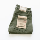American Duck Canvas Flight Trousers Olive-RAILCAR-UNTOUCHED IDENTITY