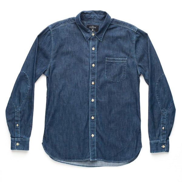 Bodie Blue Vintage Wash Oxford Shirt-FREENOTE CLOTH-UNTOUCHED IDENTITY