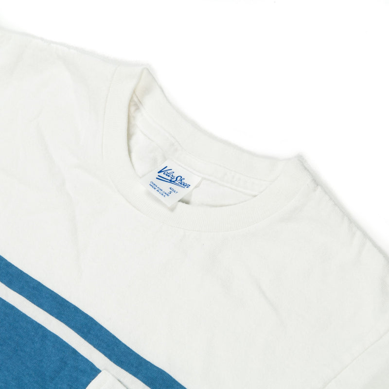 College Stripe Pocket Tee White-VELVA SHEEN-UNTOUCHED IDENTITY