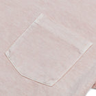 Crew Neck Pigment Dyed Pocket Tee Pink-VELVA SHEEN-UNTOUCHED IDENTITY