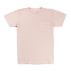 Crew Neck Pigment Dyed Pocket Tee Pink-VELVA SHEEN-UNTOUCHED IDENTITY