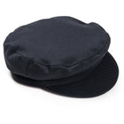 Cushman Herringbone Captain Hat Black-CUSHMAN-UNTOUCHED IDENTITY