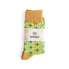 Japanese Patterned Asanoha Socks Yellow and Green-KIRIKO-UNTOUCHED IDENTITY