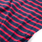 Long Sleeve Marine Pocket Striped Tee Red-OMNIGOD-UNTOUCHED IDENTITY