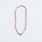 Nickel 10c Hook Beads Necklace Red-NORTH WORKS-UNTOUCHED IDENTITY