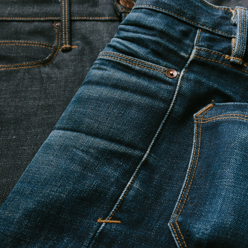 Rios 14.75 oz. Slim Straight Selvedge Cone Denim Jeans-FREENOTE CLOTH-UNTOUCHED IDENTITY