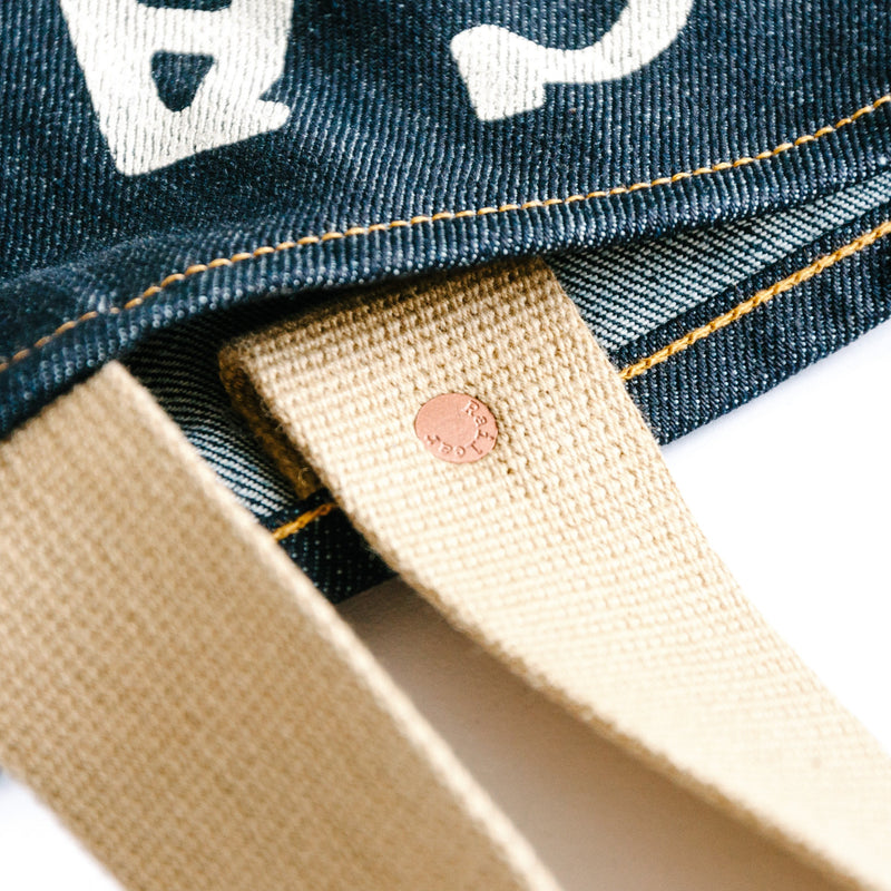 Selvedge Denim Tote Bag-RAILCAR-UNTOUCHED IDENTITY