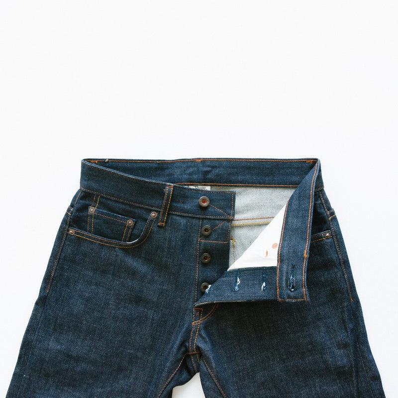 Spikes X001 13.5oz Slim Straight Selvedge Cone Denim Jeans-RAILCAR-UNTOUCHED IDENTITY
