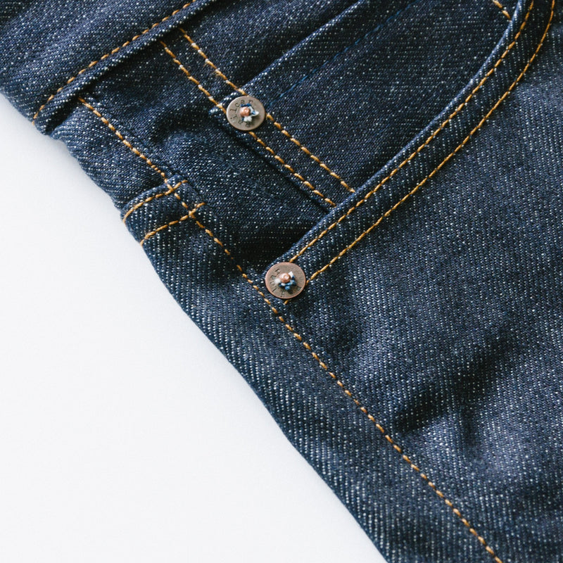 Spikes X027 13oz Slim Straight Japanese Selvedge Denim Jeans-RAILCAR-UNTOUCHED IDENTITY