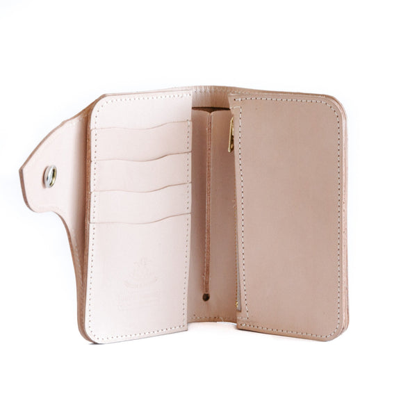 Vegetable-tanned Leather Condor Mid Wallet – Untouched Identity