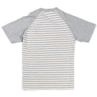 Vintage Marine Raglan Oatmeal and Heather Grey-VELVA SHEEN-UNTOUCHED IDENTITY