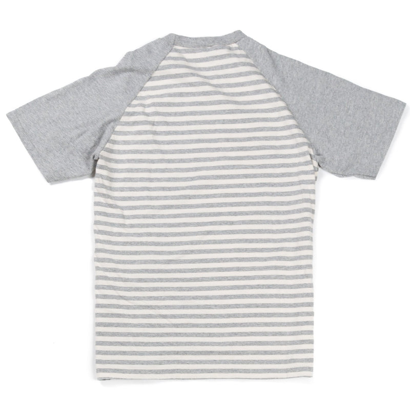 Vintage Marine Raglan Oatmeal and Heather Grey-VELVA SHEEN-UNTOUCHED IDENTITY
