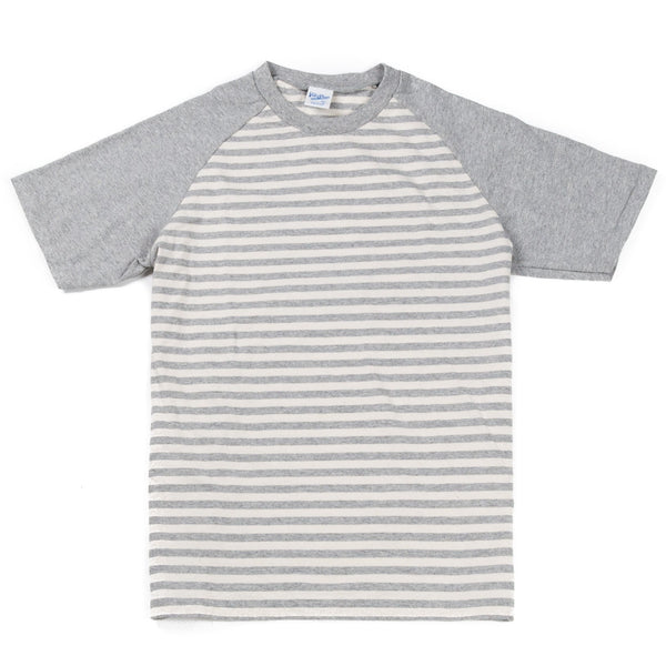 Vintage Marine Raglan Oatmeal and Heather Grey-VELVA SHEEN-UNTOUCHED IDENTITY