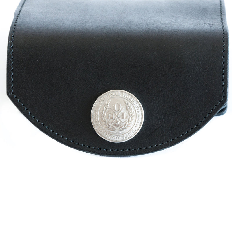 WX2 Saddle Leather Trifold VTG Short Wallet-OBBI GOOD LABEL-UNTOUCHED IDENTITY
