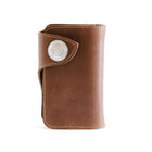 Wax Saddle Leather Condor Mid Wallet Mud Brown-OBBI GOOD LABEL-UNTOUCHED IDENTITY