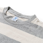 Wide Border Crew Neck Pocket Tee Oat Heather Grey-VELVA SHEEN-UNTOUCHED IDENTITY