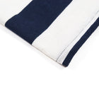 Wide Border Crew Neck Pocket Tee White Navy-VELVA SHEEN-UNTOUCHED IDENTITY