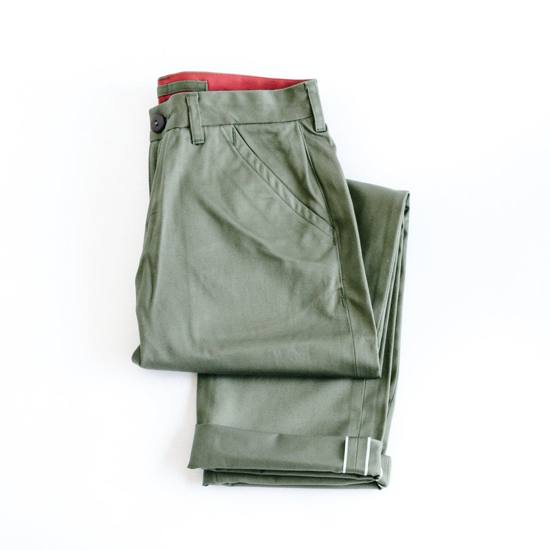 Workers Chino Vintage Fit Olive-FREENOTE CLOTH-UNTOUCHED IDENTITY